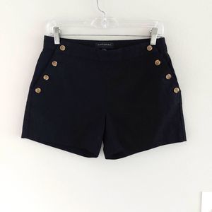 Banana Republic black high rise sailor shorts
